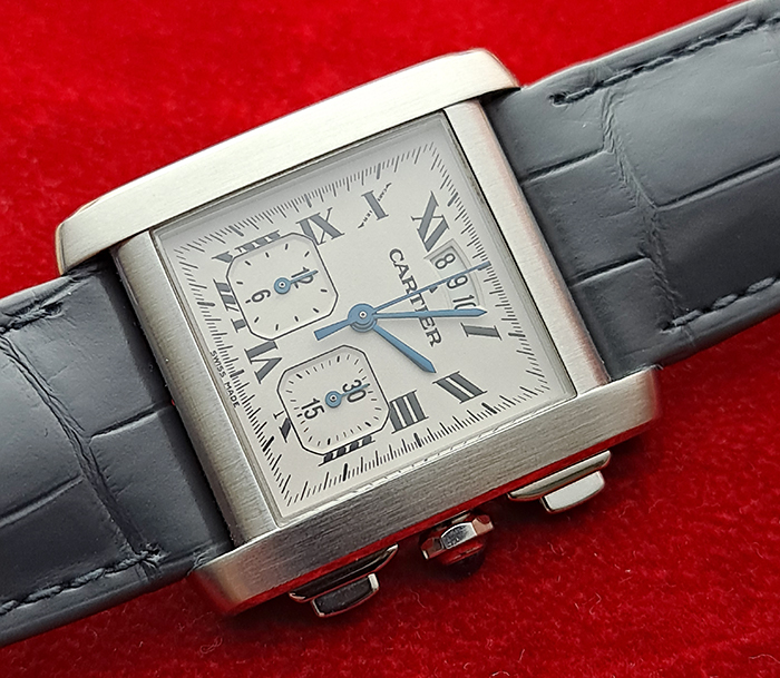 Cartier Tank Francaise Chronograph Wristwatch Ref. W5101455